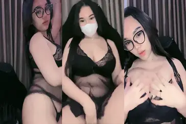 Ratu Glowing Montok Pamer Lingerie Hitam Hot